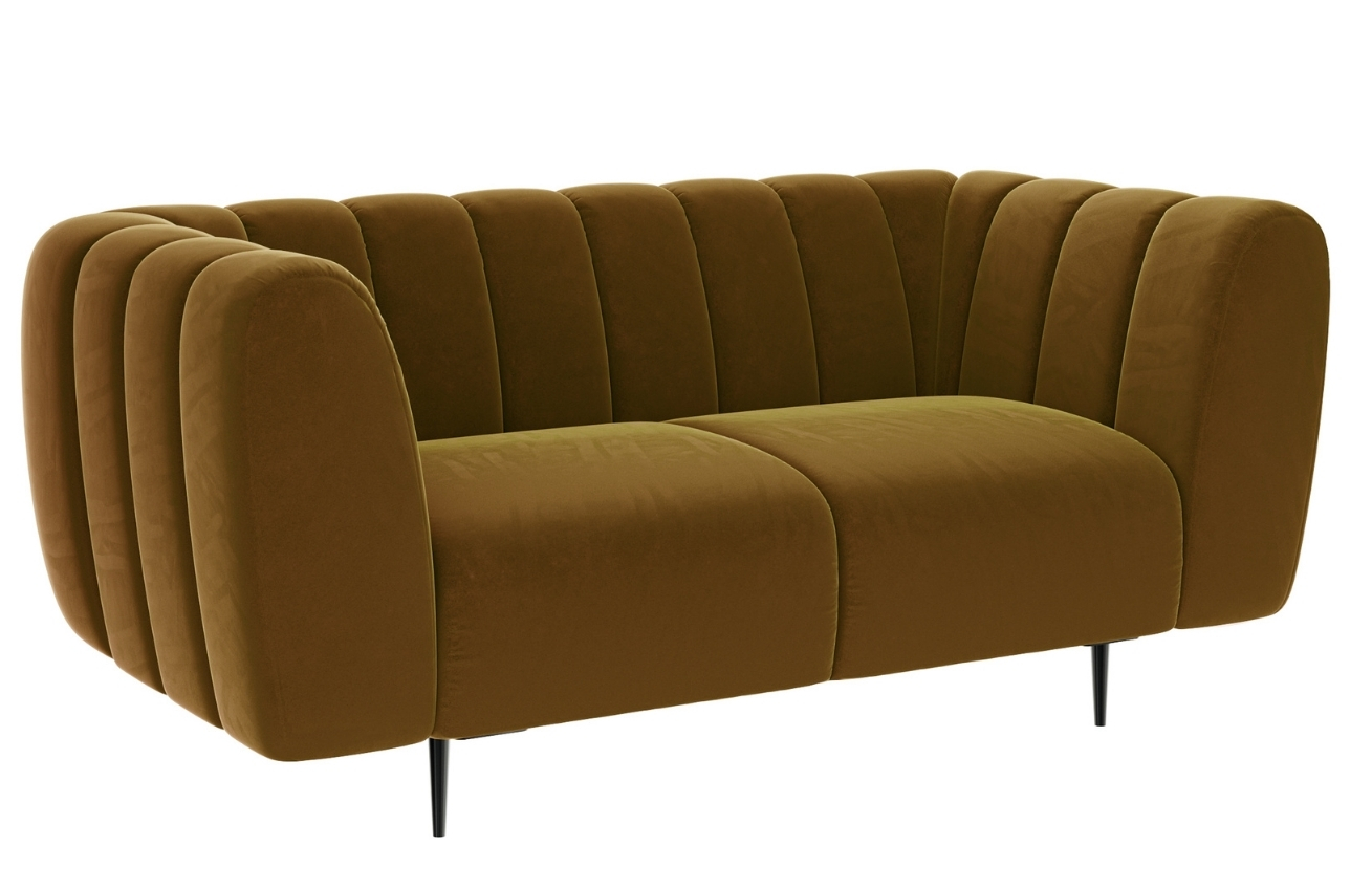 Ghado Sametová pohovka Shel 170 cm