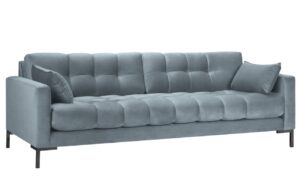 Micadoni Sametová pohovka Mamaia 217 cm