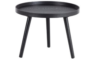 WOOOD Černý dřevěný konferenční stolek Mireli 45 cm
