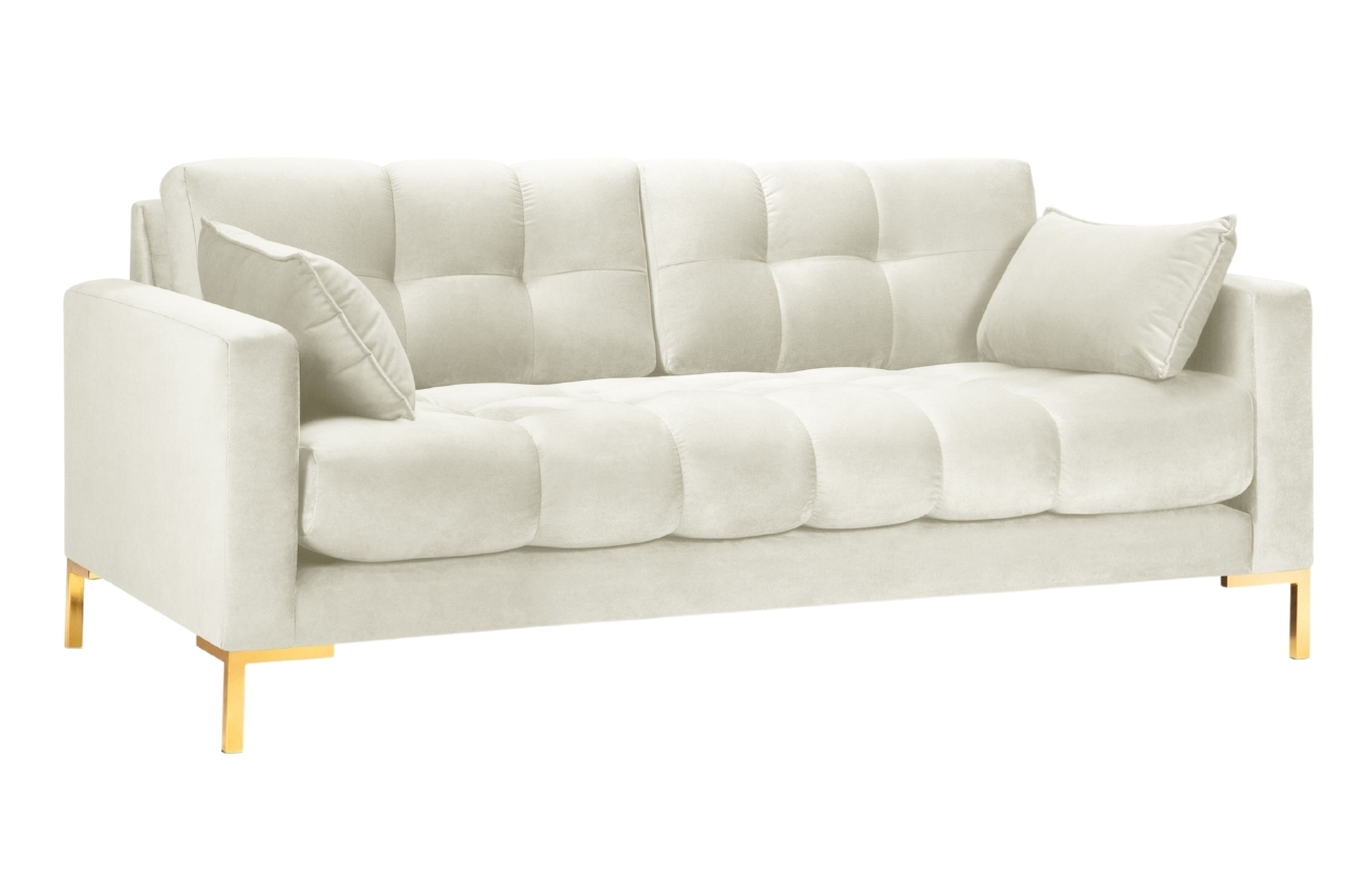 Micadoni Sametová pohovka Mamaia 152 cm