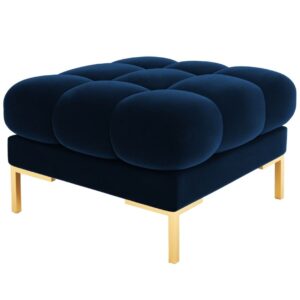 Micadoni Sametová podnožka Mamaia 60 x 60 cm