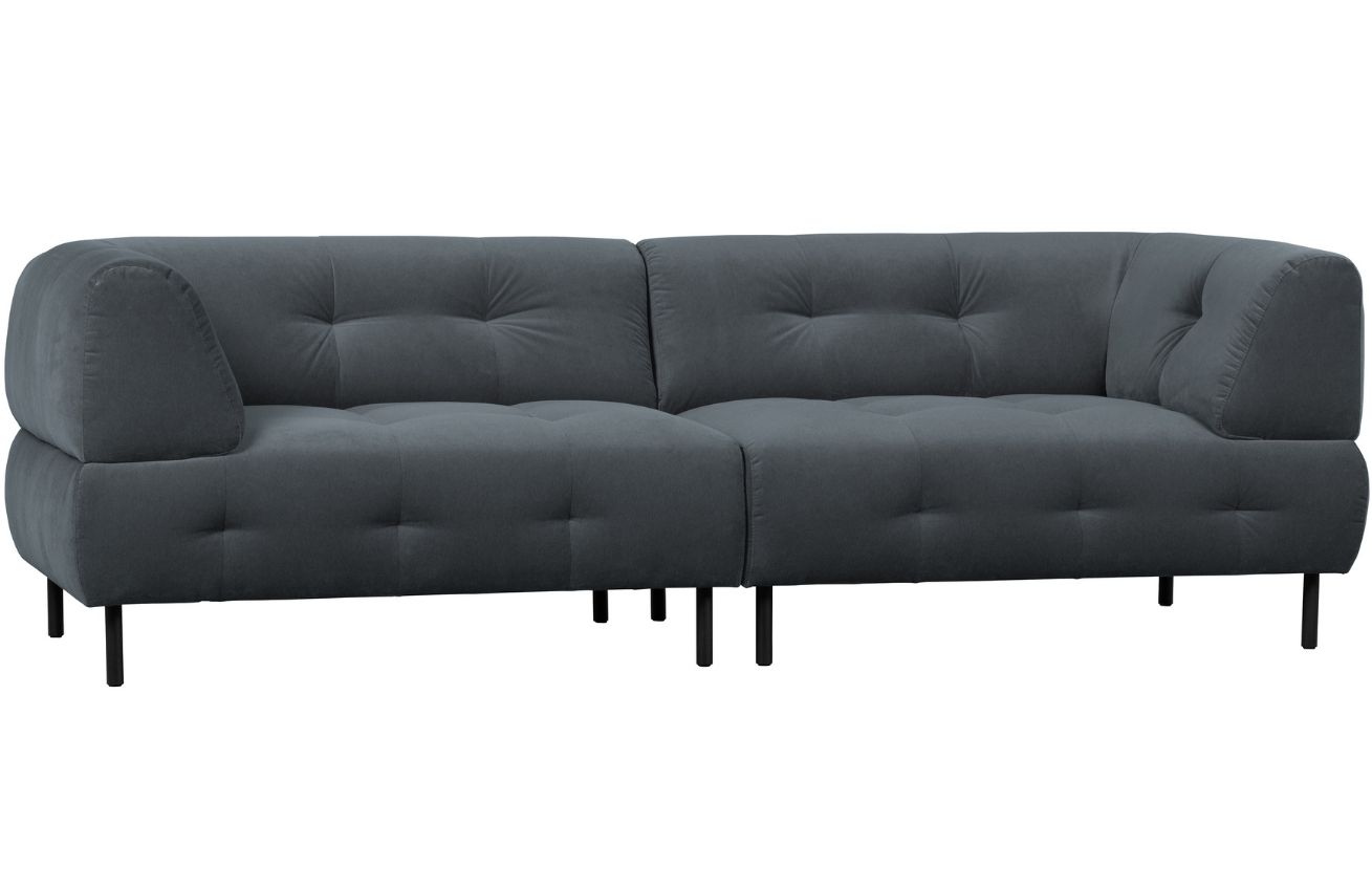 WOOOD Sametová pohovka Doyle 245 cm