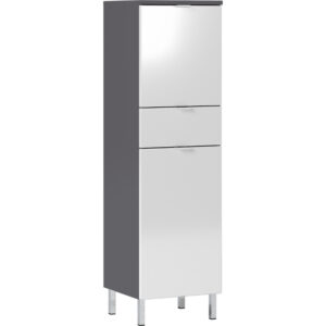 Germania Bílo-šedá koupelnová skříňka Mauresa 120 x 34 cm