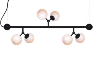 Halo Design Skleněné závěsné světlo Atom 80 cm