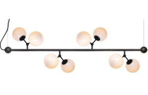 Halo Design Skleněné závěsné světlo Atom 123 cm