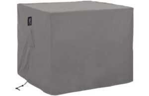 Šedý ochranný obal na zahradní židle a křesla Kave Home Iria 110 x 105 cm