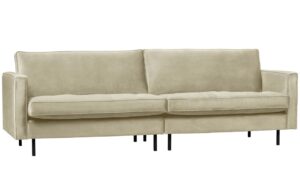 WOOOD Sametová pohovka Raden 275 cm s prošíváním