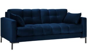 Micadoni Sametová pohovka Mamaia 152 cm