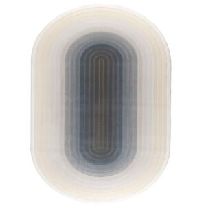 Modro bílý koberec ZUIVER OLYMPIC 160 x 230 cm