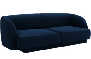 Micadoni Sametová pohovka Miley 190 cm