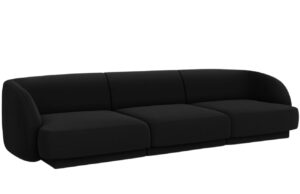 Micadoni Sametová pohovka Miley 265 cm