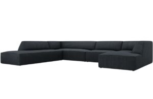 Micadoni Manšestrová rohová pohovka Ruby 366 cm