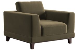 Windsor & Co Sametové křeslo Leon