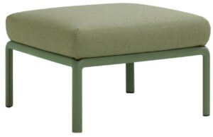 Nardi Zelená látková zahradní podnožka Komodo 72 x 72 cm