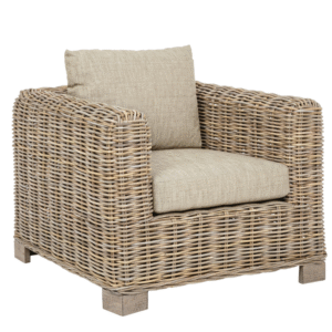 Bizzotto Ratanové zahradní křeslo s polštáři Fortaleza