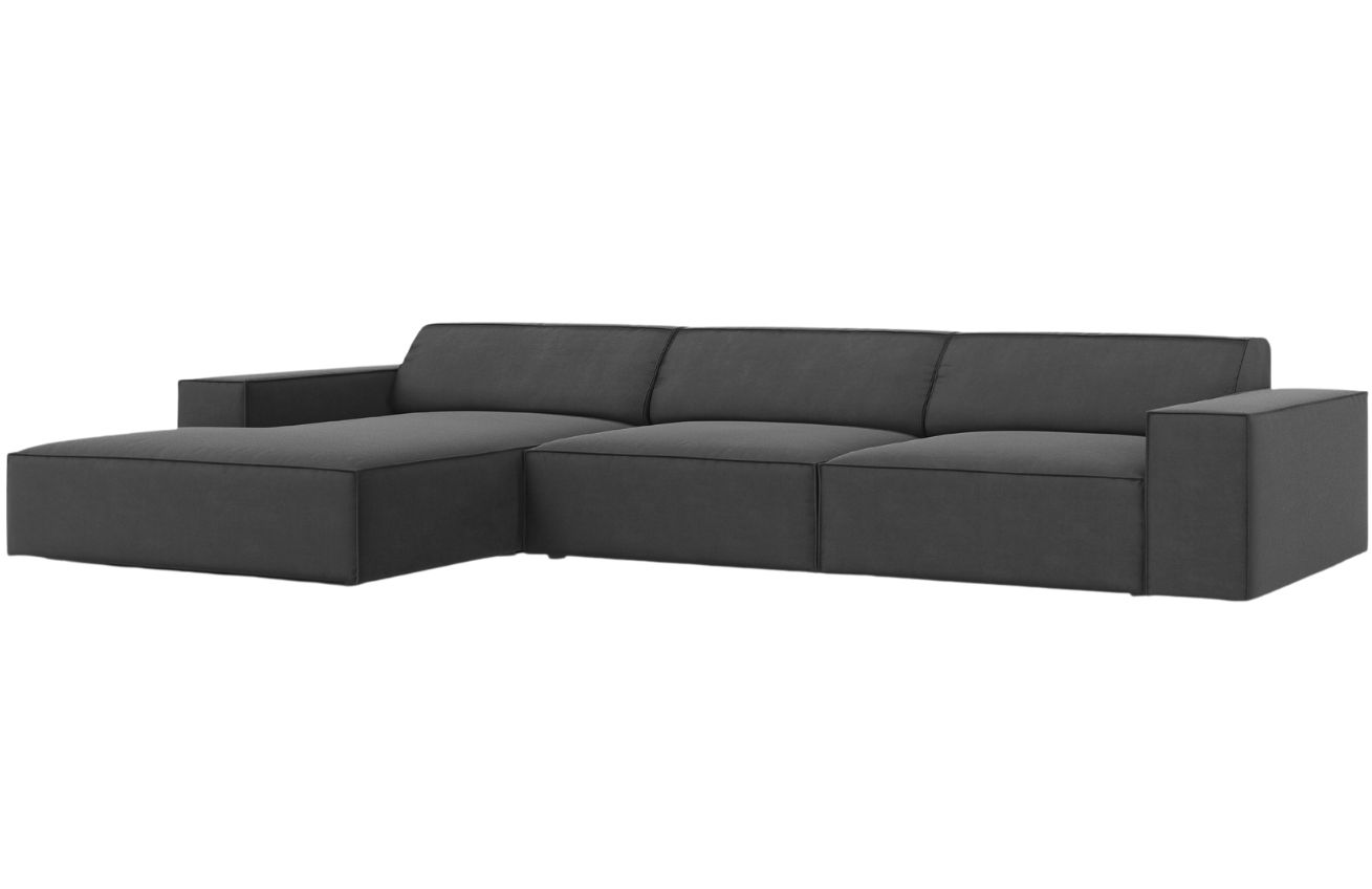 Micadoni Sametová rohová pohovka Jodie 284 cm