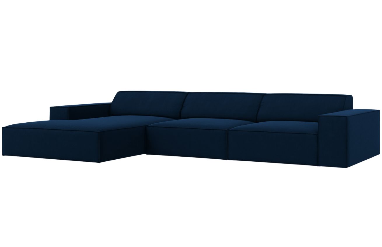 Micadoni Sametová rohová pohovka Jodie 284 cm