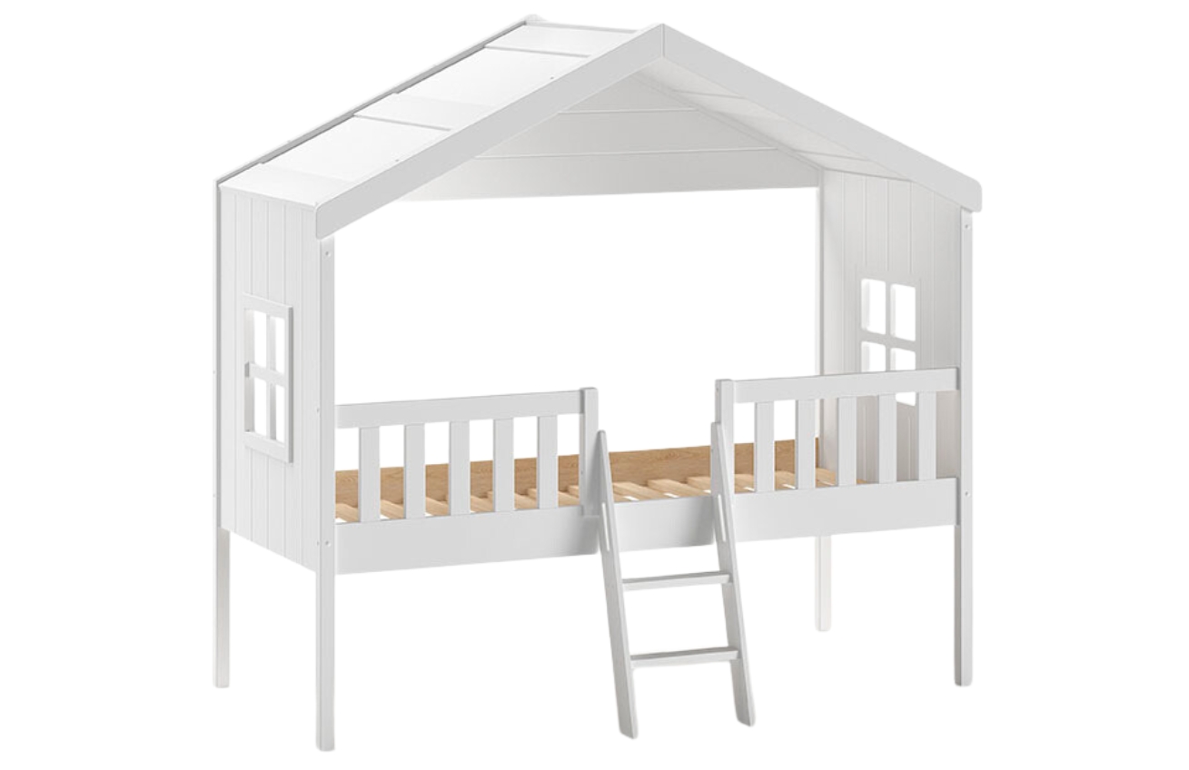 Vipack Dřevěná dětská postel Housebed 90 x 200 cm