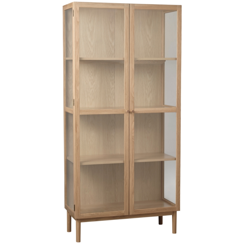 Unique Furniture Dubová vitrína Elba 190 x 90 cm