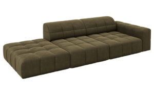 Cosmopolitan Design Sametová pohovka Chicago 262 cm