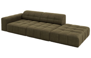 Cosmopolitan Design Sametová pohovka Chicago 262 cm