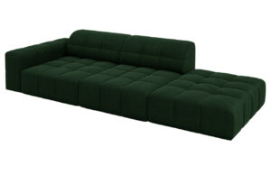 Cosmopolitan Design Sametová pohovka Chicago 262 cm