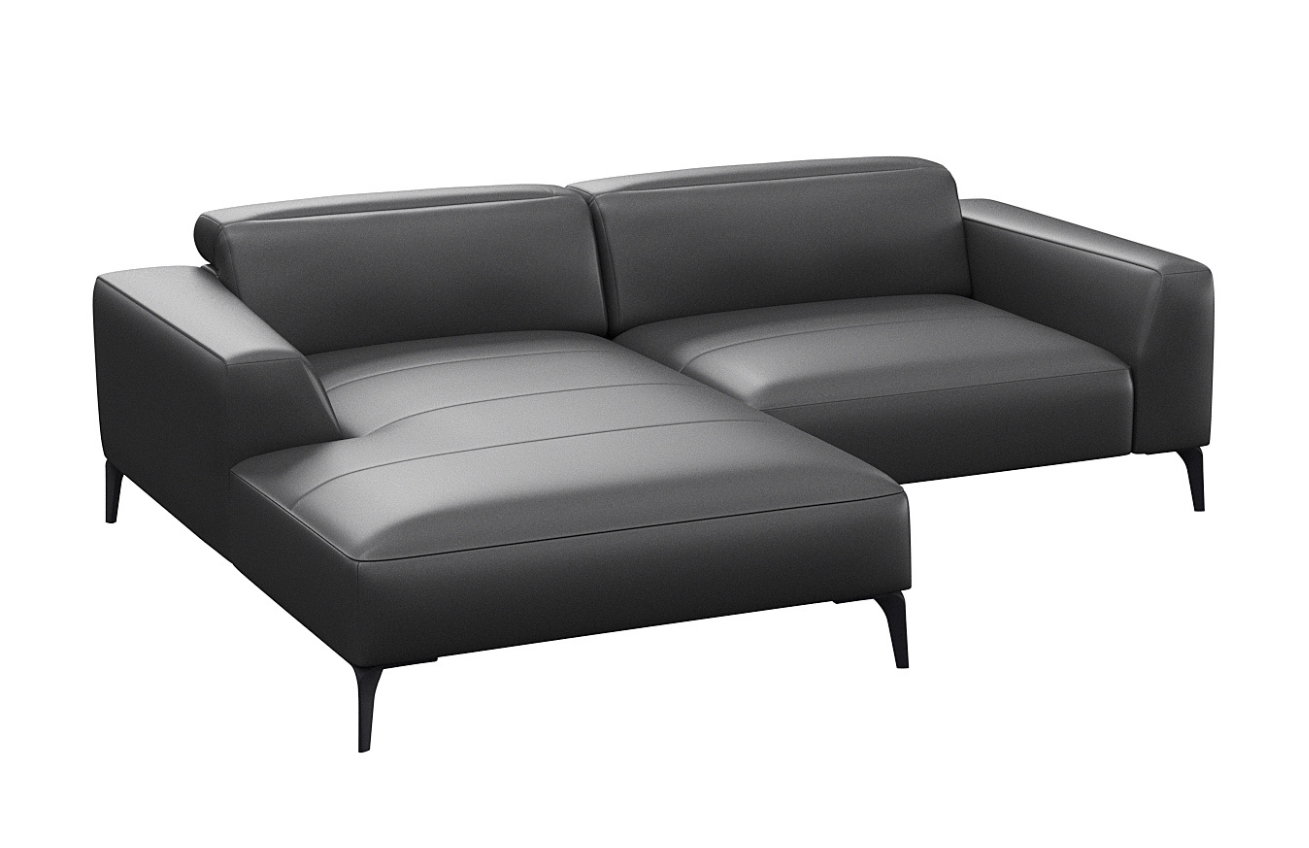 Flexlux Kožená rohová pohovka VOLUZZI 233 cm