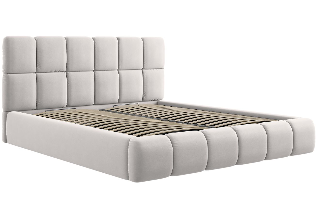 Micadoni Sametová postel Bellis 180 x 200 cm