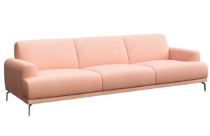 Mesonica Sametová pohovka Puzo 240 cm