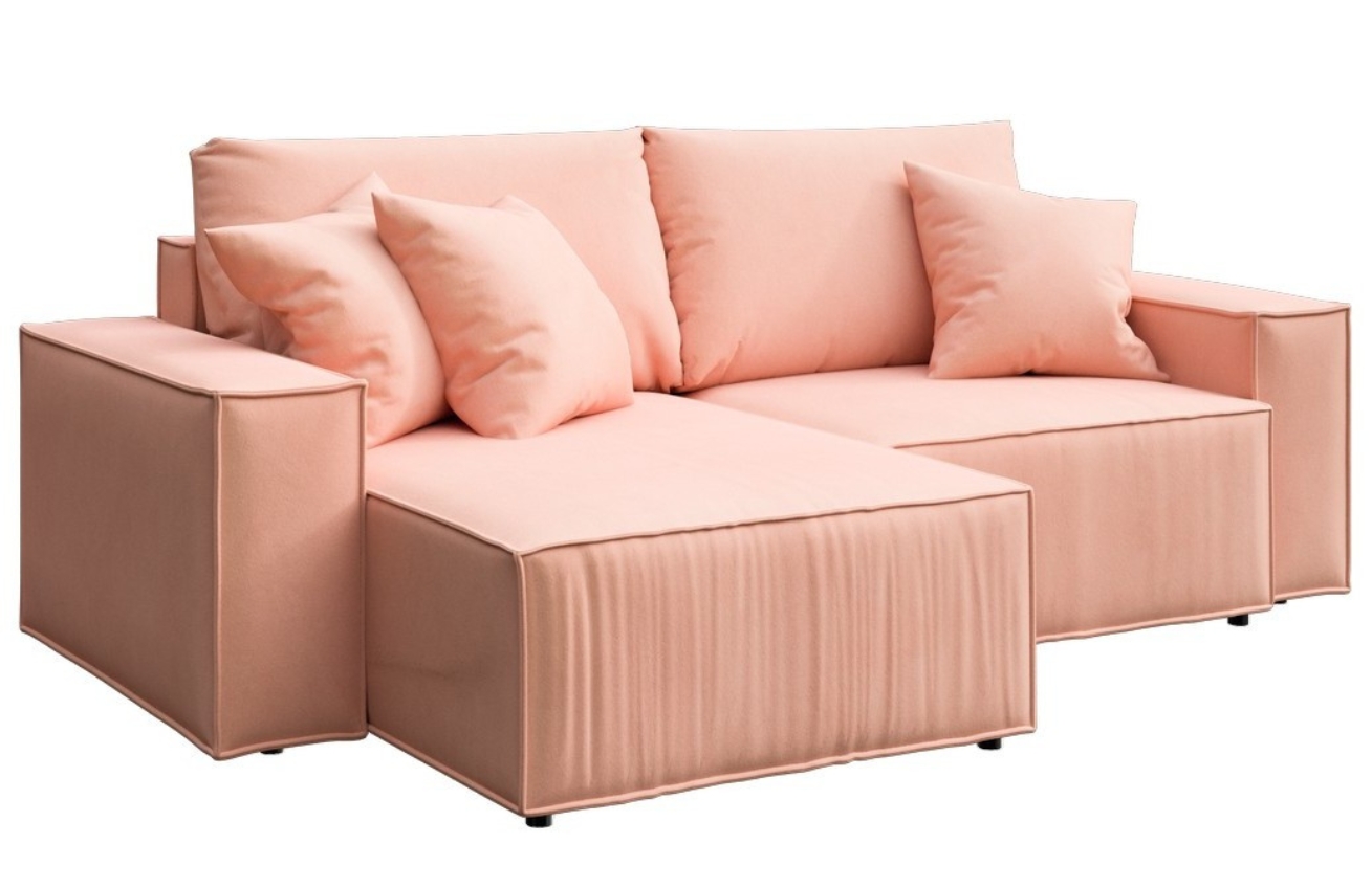 Ghado Sametová rozkládací pohovka Melow 250 cm