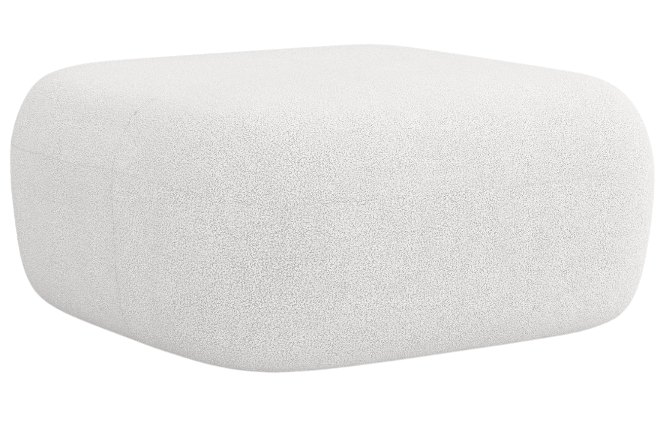 Windsor & Co Bouclé podnožka Aldrin 90 x 88 cm