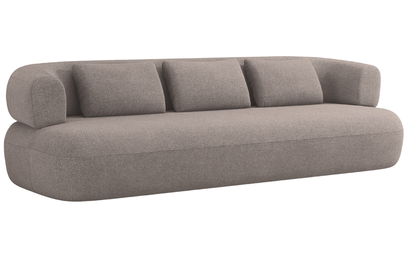 Windsor & Co Bouclé pohovka Aldrin 226 cm