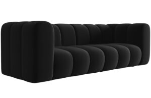 Micadoni Sametová pohovka Lupine 228 cm