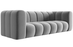 Micadoni Sametová pohovka Lupine 228 cm