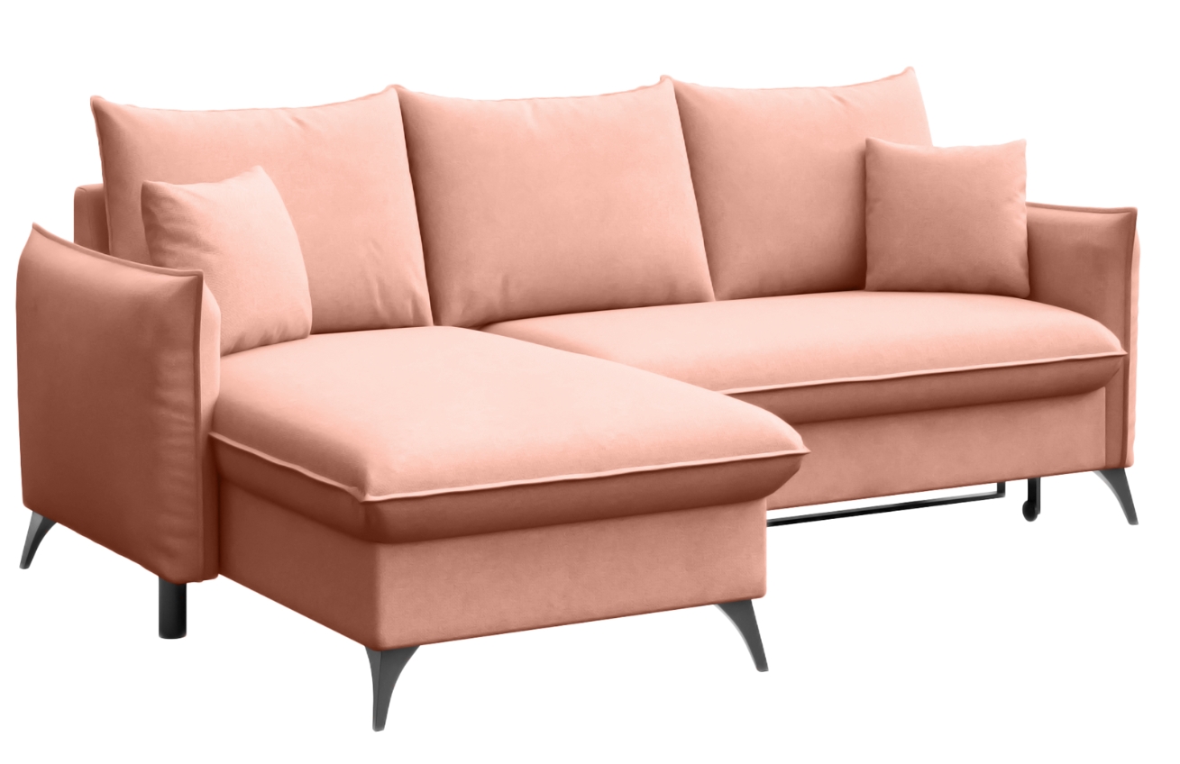 Rodier Sametová rozkládací pohovka Brim 230 cm