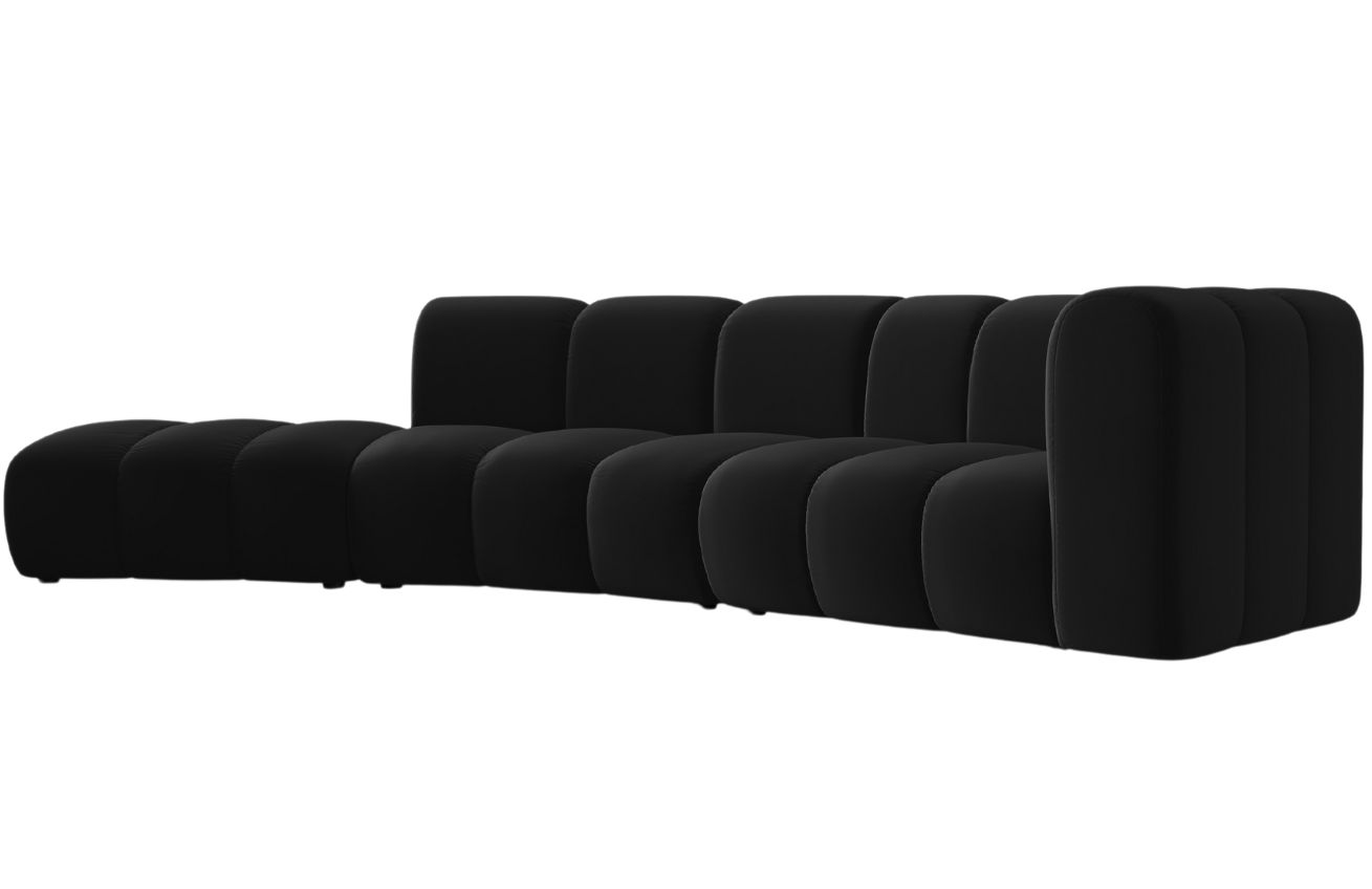 Micadoni Sametová pohovka Lupine 335 cm