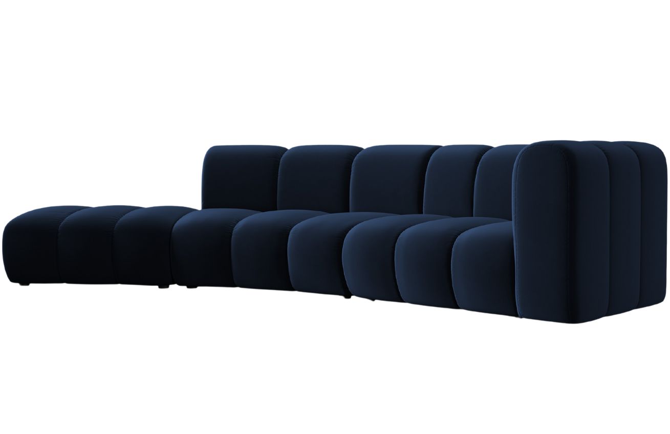 Micadoni Sametová pohovka Lupine 335 cm