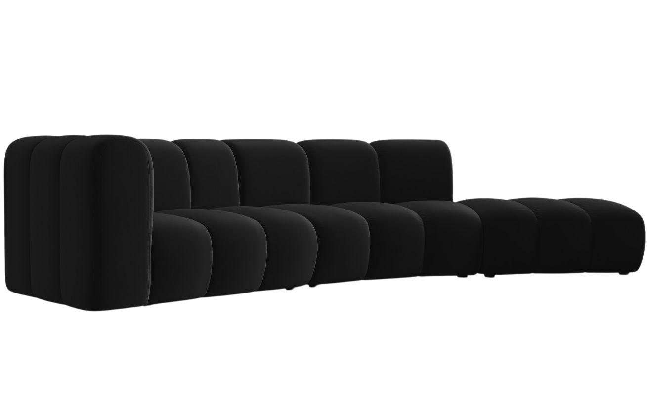 Micadoni Sametová pohovka Lupine 335 cm