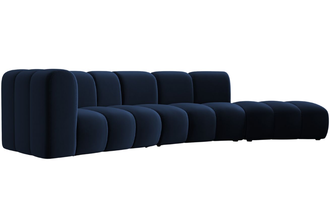 Micadoni Sametová pohovka Lupine 335 cm