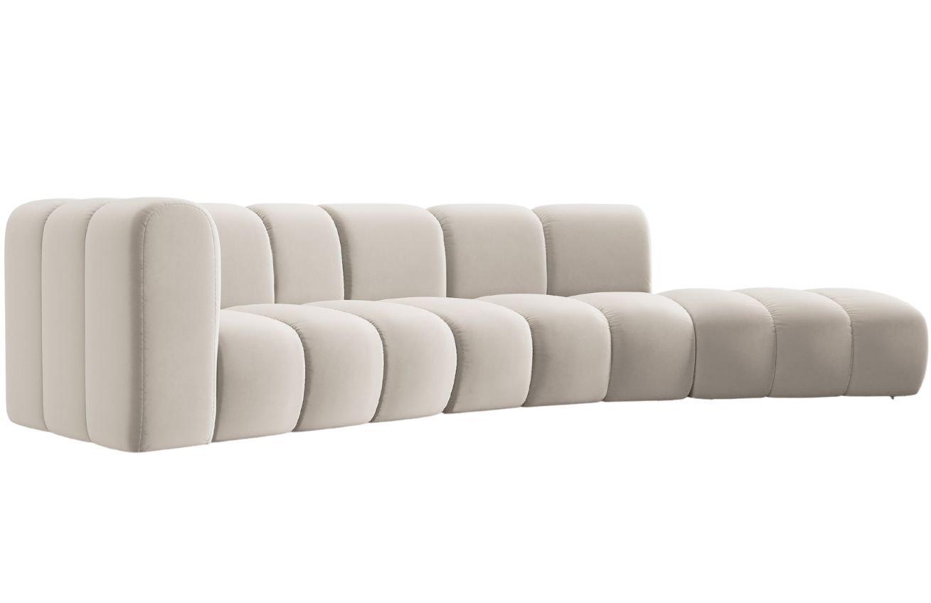 Micadoni Sametová pohovka Lupine 335 cm