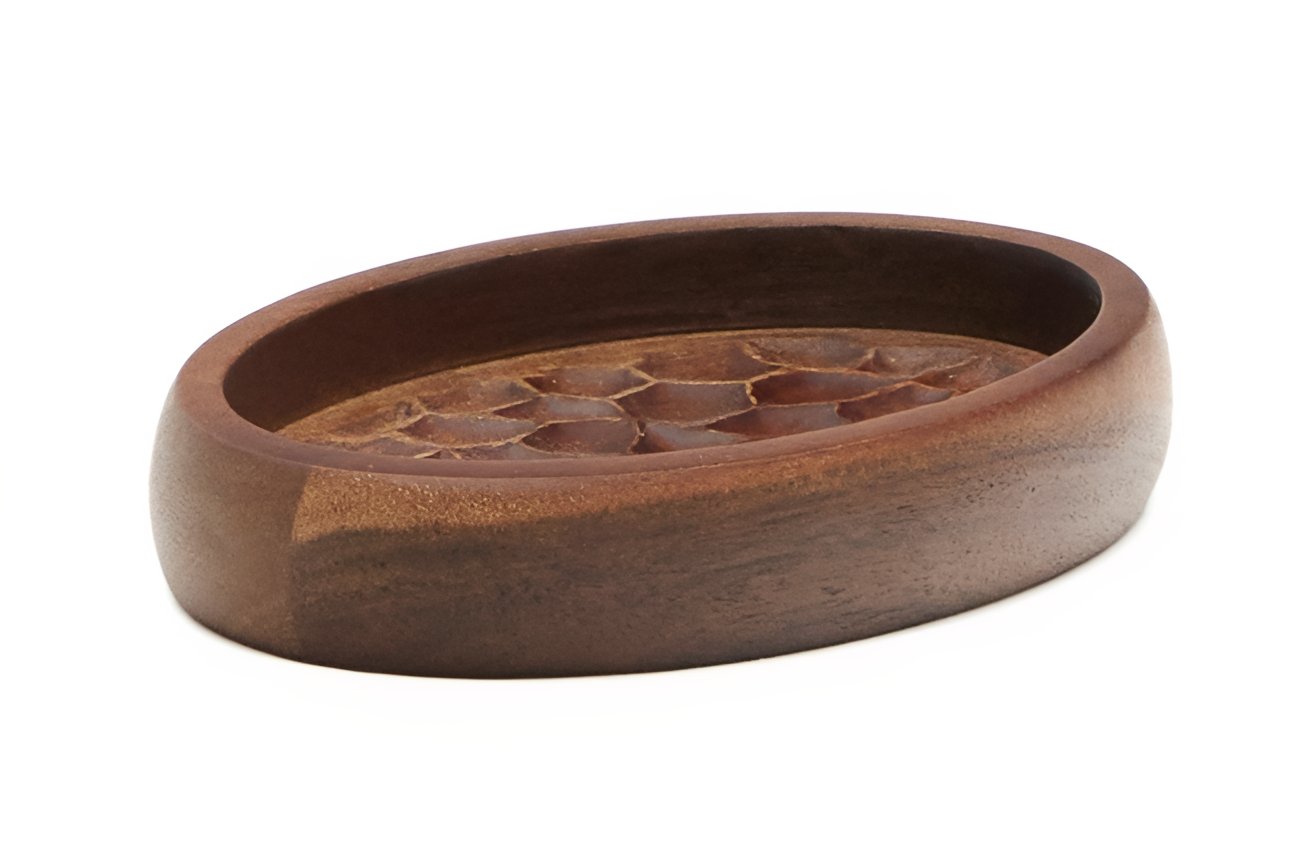 Kave Home Dřevěná miska na mýdlo Fraz