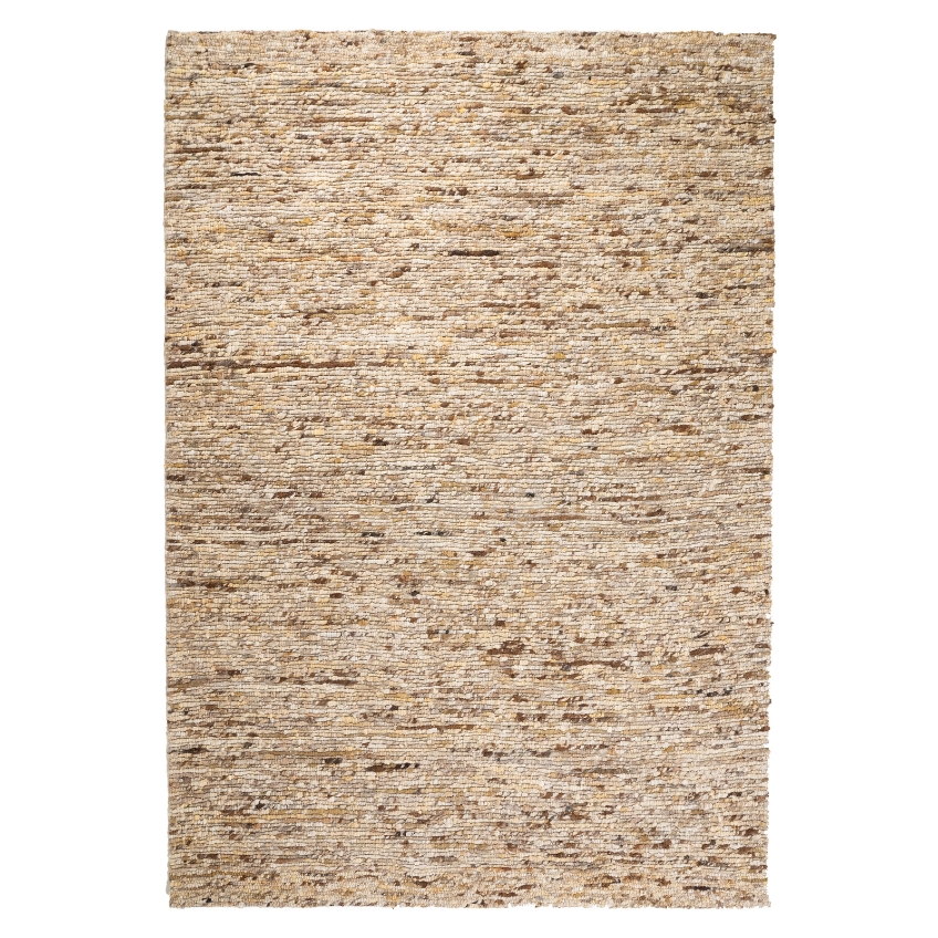 By-Boo Béžovo-hnědý vlněný koberec Takara 290 x 390 cm
