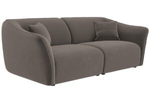 Cosmopolitan Design Sametová pohovka Tokyo 206 cm