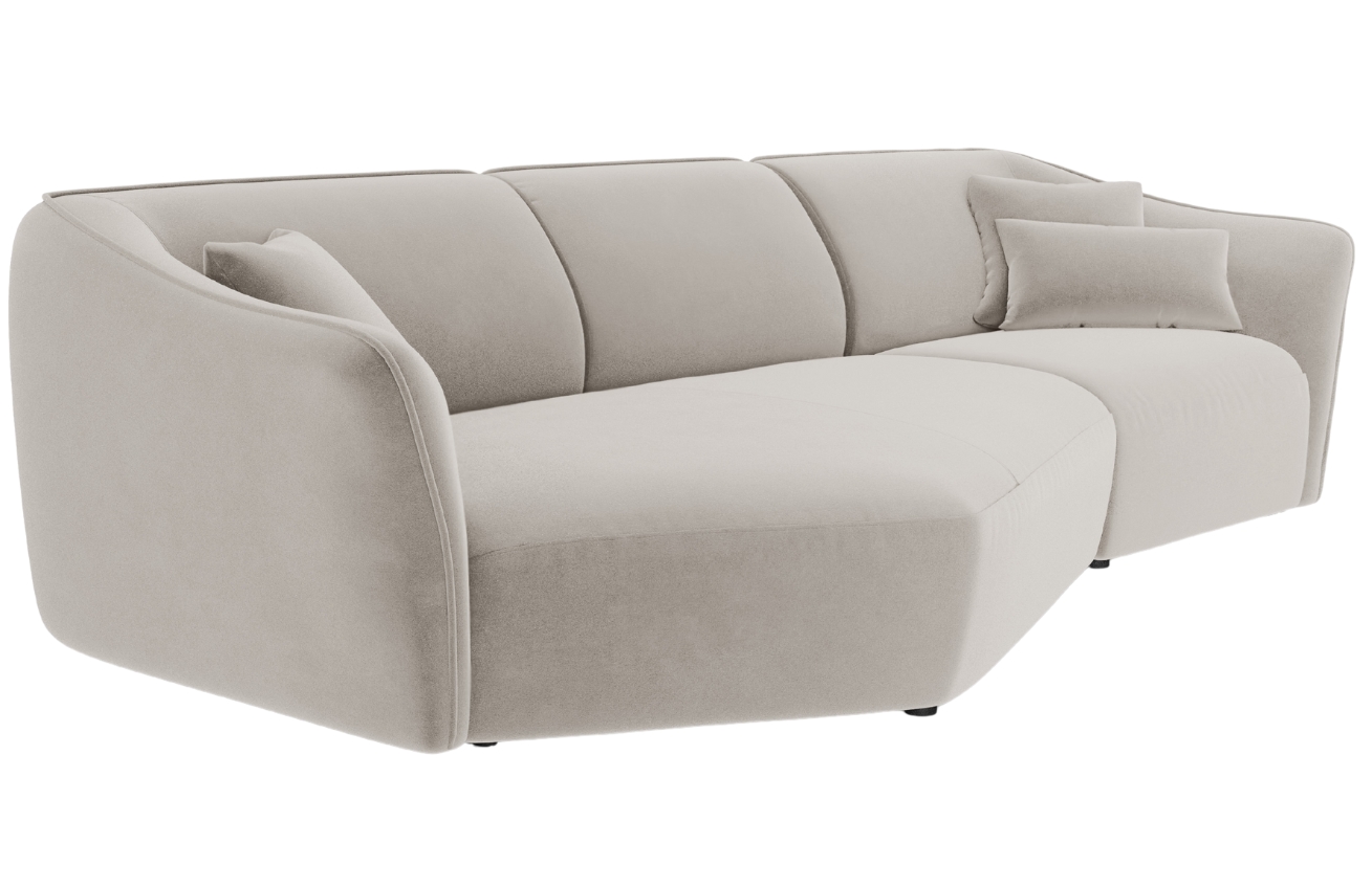 Cosmopolitan Design Sametová pohovka Tokyo 292 cm