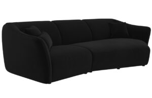 Cosmopolitan Design Sametová pohovka Tokyo 292 cm