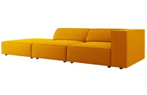 Cosmopolitan Design Sametová pohovka Arendal 262 cm