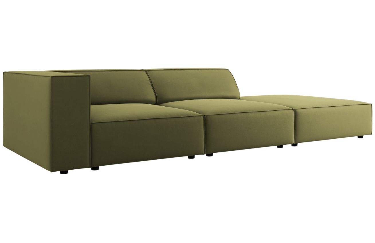 Cosmopolitan Design Sametová pohovka Arendal 262 cm