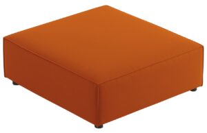 Cosmopolitan Design Sametová podnožka Arendal 102 x 80 cm