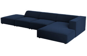 Cosmopolitan Design Sametová rohová pohovka Arendal 341 cm