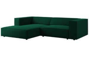 Cosmopolitan Design Sametová rohová pohovka Arendal 224 cm